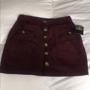 Corduroy skirt